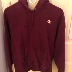 Maroon Champion hoodie